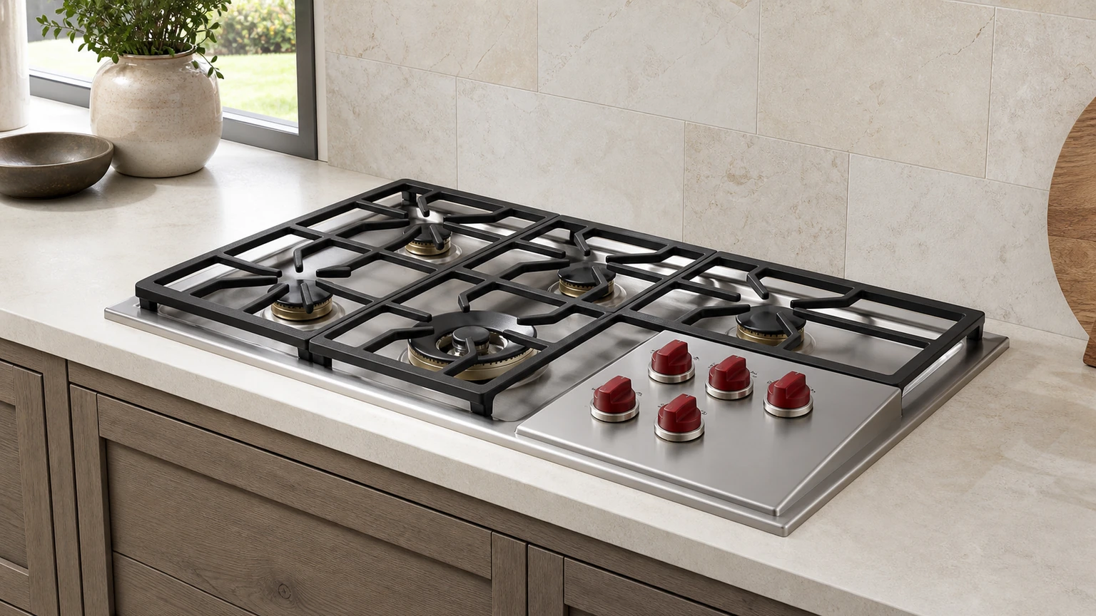 Built-in cooktop diagnostic visit in the service area